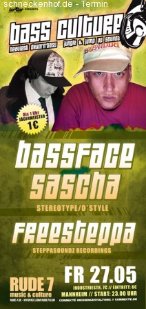 Bass Culture Werbeplakat