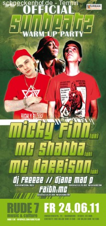 Official Sunbeatz Warm up Part Werbeplakat