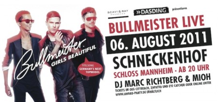 Bullmeister Live Werbeplakat