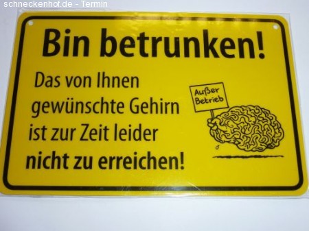 Vorglühen Norweger Werbeplakat