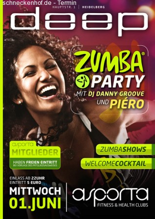 Zumba-Party (asporta) Werbeplakat