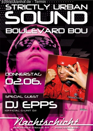 Strictly Urban Sound - DJ Epps Werbeplakat