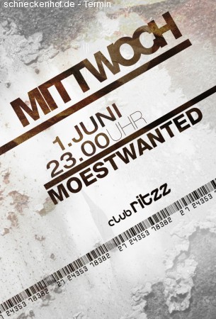 Club Ritzz - Wednesday Werbeplakat