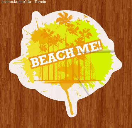Beach me! Werbeplakat