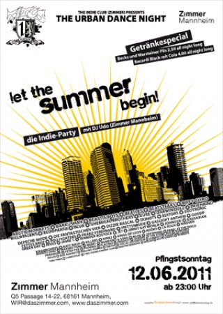 The Urban Dance Night Werbeplakat