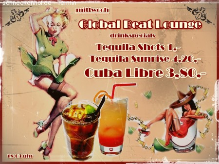 Global Beat Lounge Werbeplakat