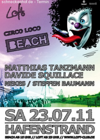 Circoloco Beach Werbeplakat
