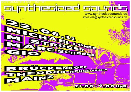 Die elektronische Brücke 22.06 Werbeplakat