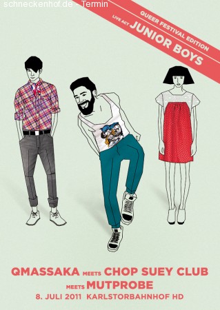 QMassaka meets Chop Suey Club Werbeplakat