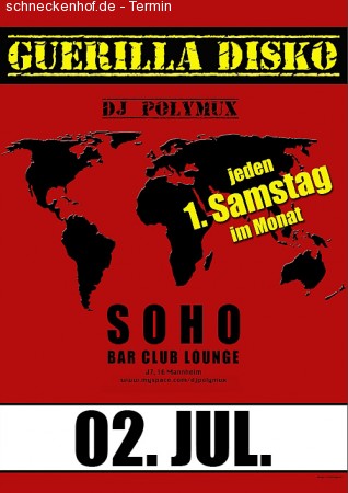 Guerilla Disko Werbeplakat