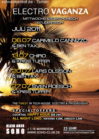 Electrovaganza Summer Break Werbeplakat