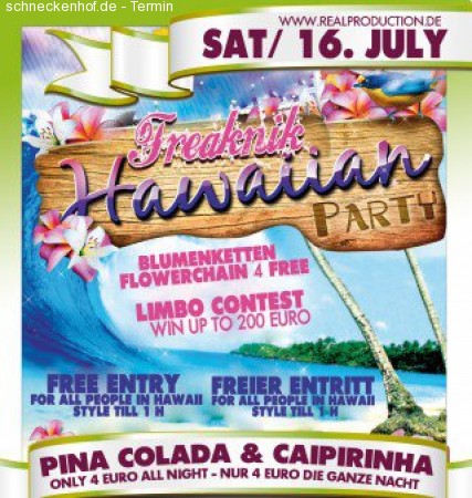 Hawaian Beach Party Werbeplakat