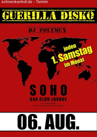 Guerilla Disko Werbeplakat
