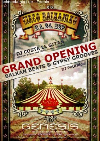 Circo Balkaniko Werbeplakat