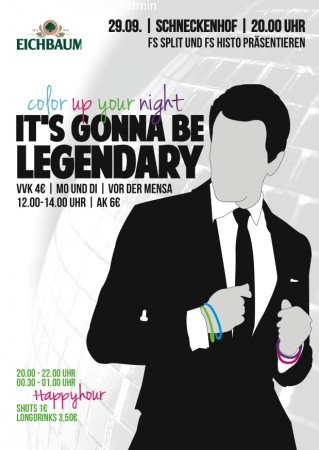 Color up your night Werbeplakat