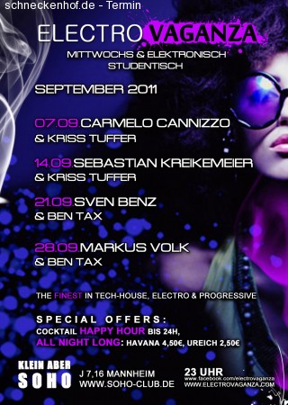 Electrovaganza Werbeplakat