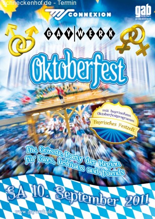 Gaywerk Oktoberfest Werbeplakat