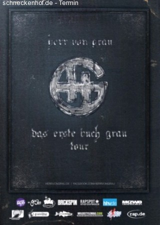 Herr von Grau & Aftershowparty Werbeplakat