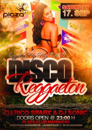 3.Disco Reggaeton Werbeplakat