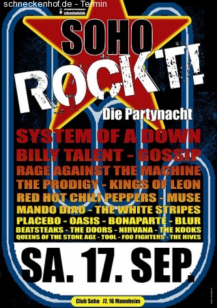 Soho Rockt! Werbeplakat