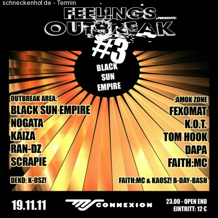 Feelings Outbreak 3 mit BSE Werbeplakat