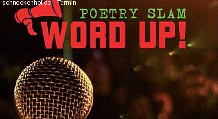 Word up! Poetry Slam Werbeplakat