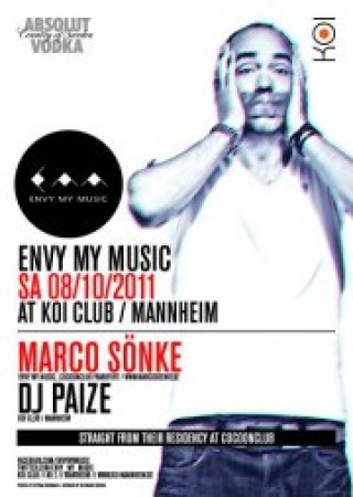 Envy My Music Mit Marco Sönke Werbeplakat