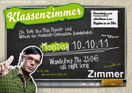 Klassenzimmer Werbeplakat