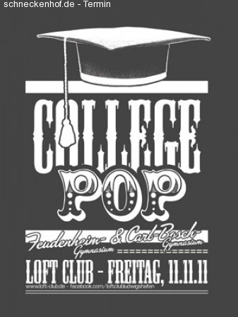 College Pop Werbeplakat