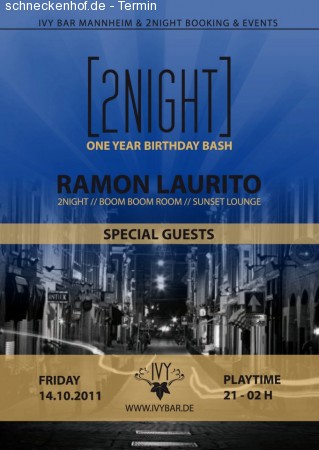 1 Year 2Night Werbeplakat