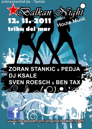 Balkan-Night meets House Music Werbeplakat