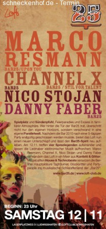 Bar25 Showcase Werbeplakat