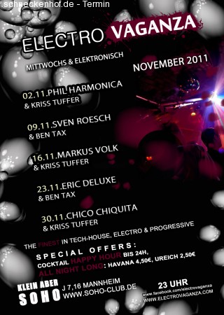 Electrovaganza Werbeplakat