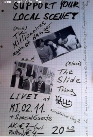 Support your local Scene! Werbeplakat