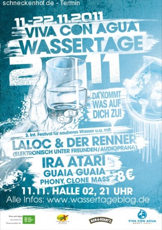 Wassertage- Viva con Agua Werbeplakat