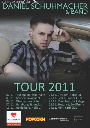 Daniel Schuhmacher Tour 2011 Werbeplakat