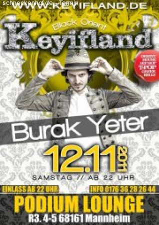 Burak Yeter @  Keyifland Werbeplakat