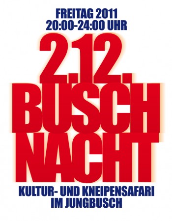 Buschnacht 2011 Werbeplakat