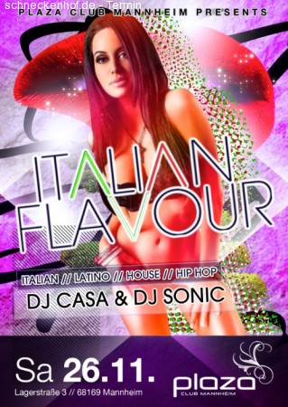 Italian  Flavour Werbeplakat