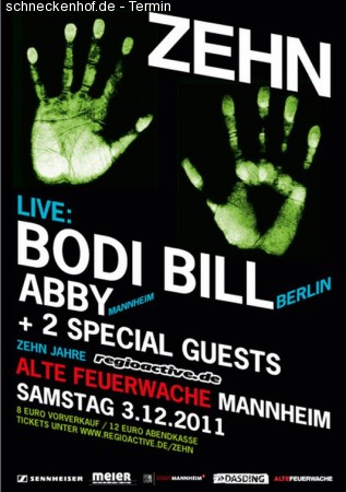 ZEHN - eine Dekade regioactive Werbeplakat