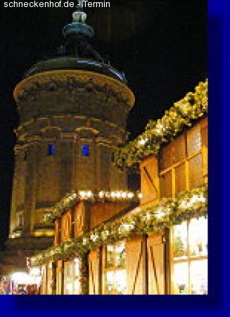 Weihnachtsmarkt Mannheim Werbeplakat