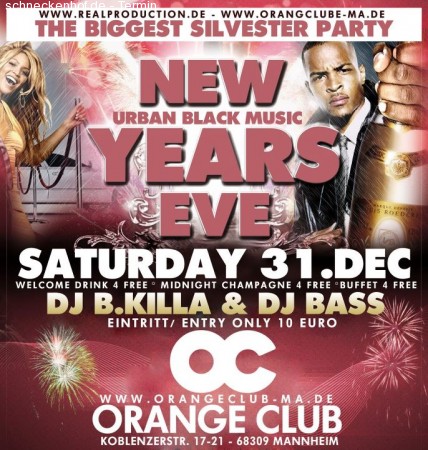 The Biggest Silvester Party Werbeplakat