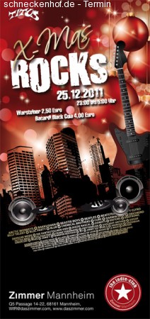 X-Mas ROCKS mit DJ Udo Werbeplakat