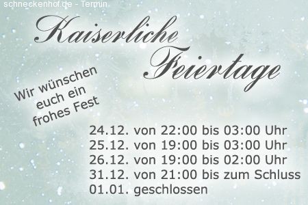 Kaiserliche Feiertage Werbeplakat