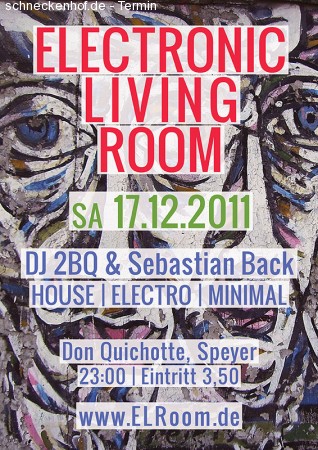 Electronic Living Room Werbeplakat