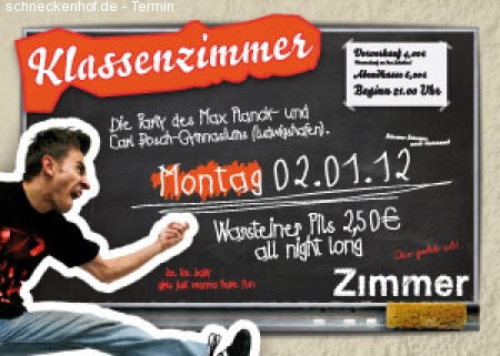 Klassenzimmer Werbeplakat