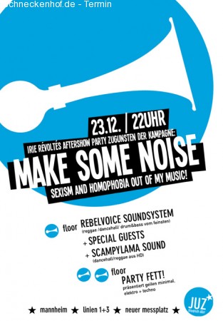 Irie Revoltés aftershow Party Werbeplakat