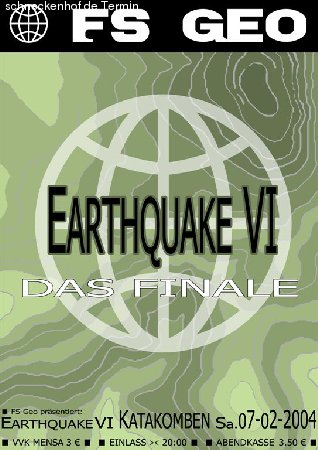 Earthquake VI Werbeplakat