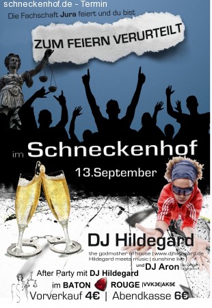 Zum Feiern verurteilt! Werbeplakat