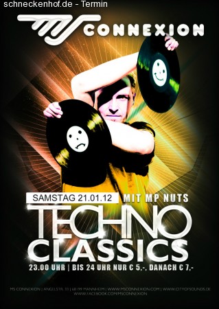 Techno Classics mit MP Nuts Werbeplakat